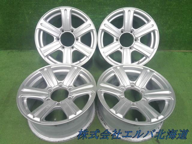 １６×７．０Ｊ＋２６／６穴／１３９．７／インターミラノ・マッドバーン・ＸＲ－５２６／アルミホイール・４本セット – エルバショッピング