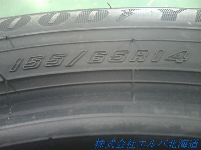 グッドイヤー／アイスナビ８　１５５／６５Ｒ１４　２２年／スタッドレス／１本のみ