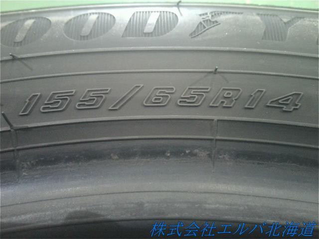 グッドイヤー／アイスナビ８　１５５／６５Ｒ１４　２２年／スタッドレス／１本のみ