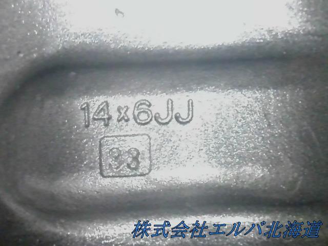 【ジャンク品】１４×６．０Ｊ＋３３・４穴　ＰＣＤ１００／ＴＯＭｓ・トムス・５スポーク・アルミホイール・１本のみ